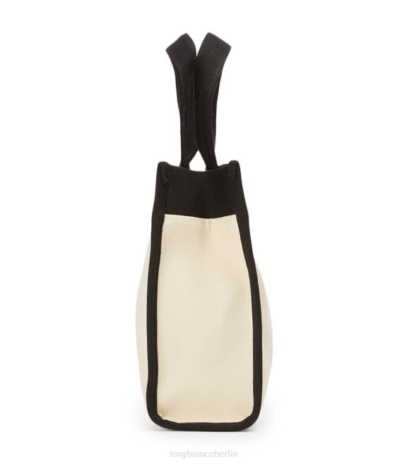 Handtaschen| de Tony Bianco Frauen Teagan-Einkaufstasche schwarz/beige 4624675